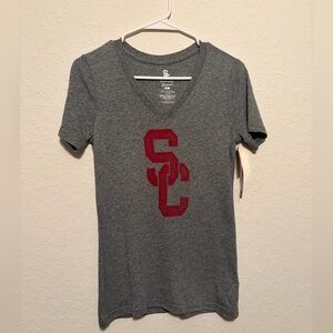 University of Southern California Trojans V-Neck Tee